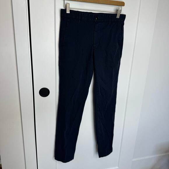 Everlane Uniform Performance Cotton Chino Pants Navy Blue Size 28X30 - Picture 2 of 5